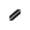 Agrafes sur bande - base coton noir