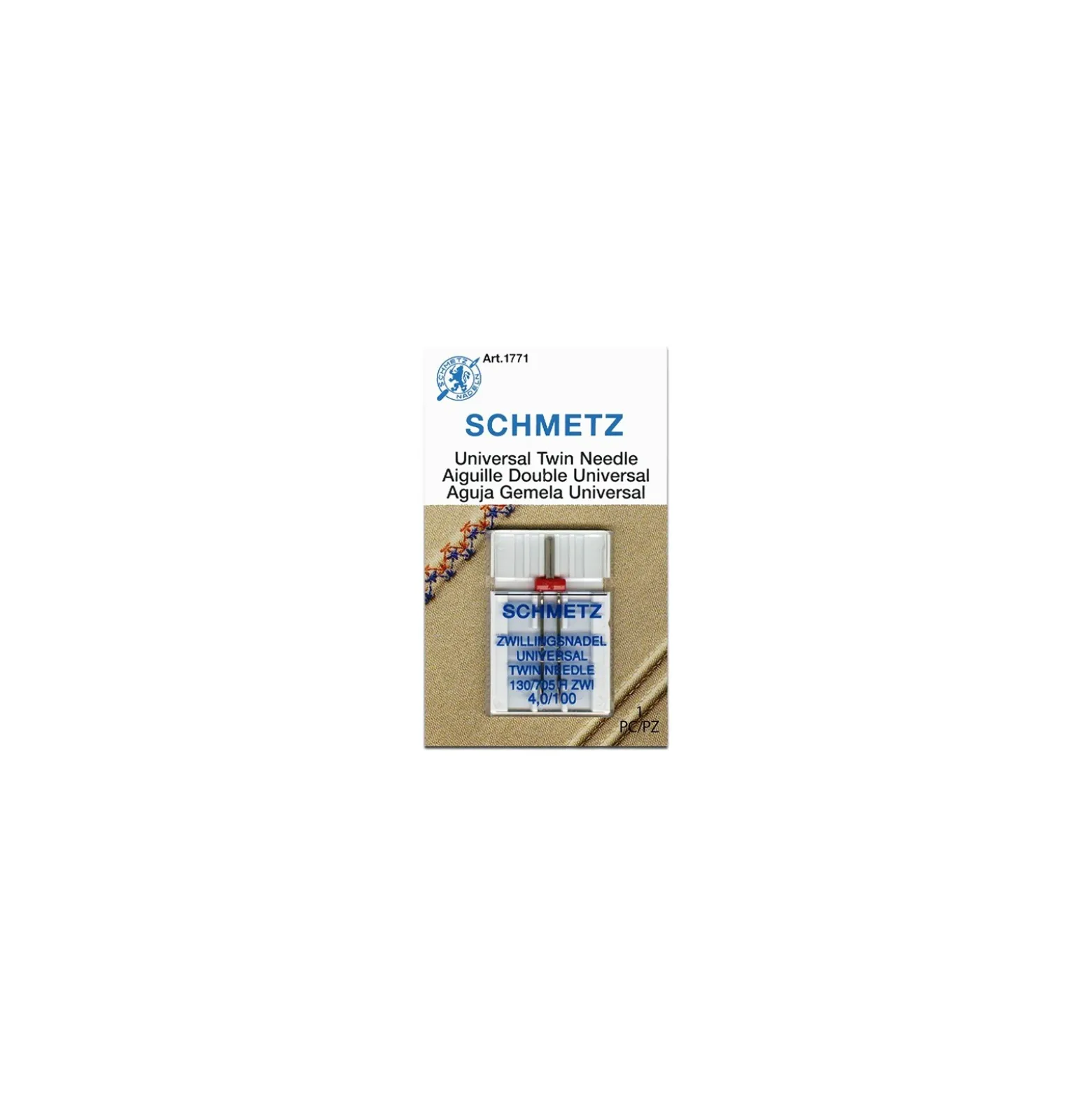 Aiguille double universelle Schmetz - taille 100