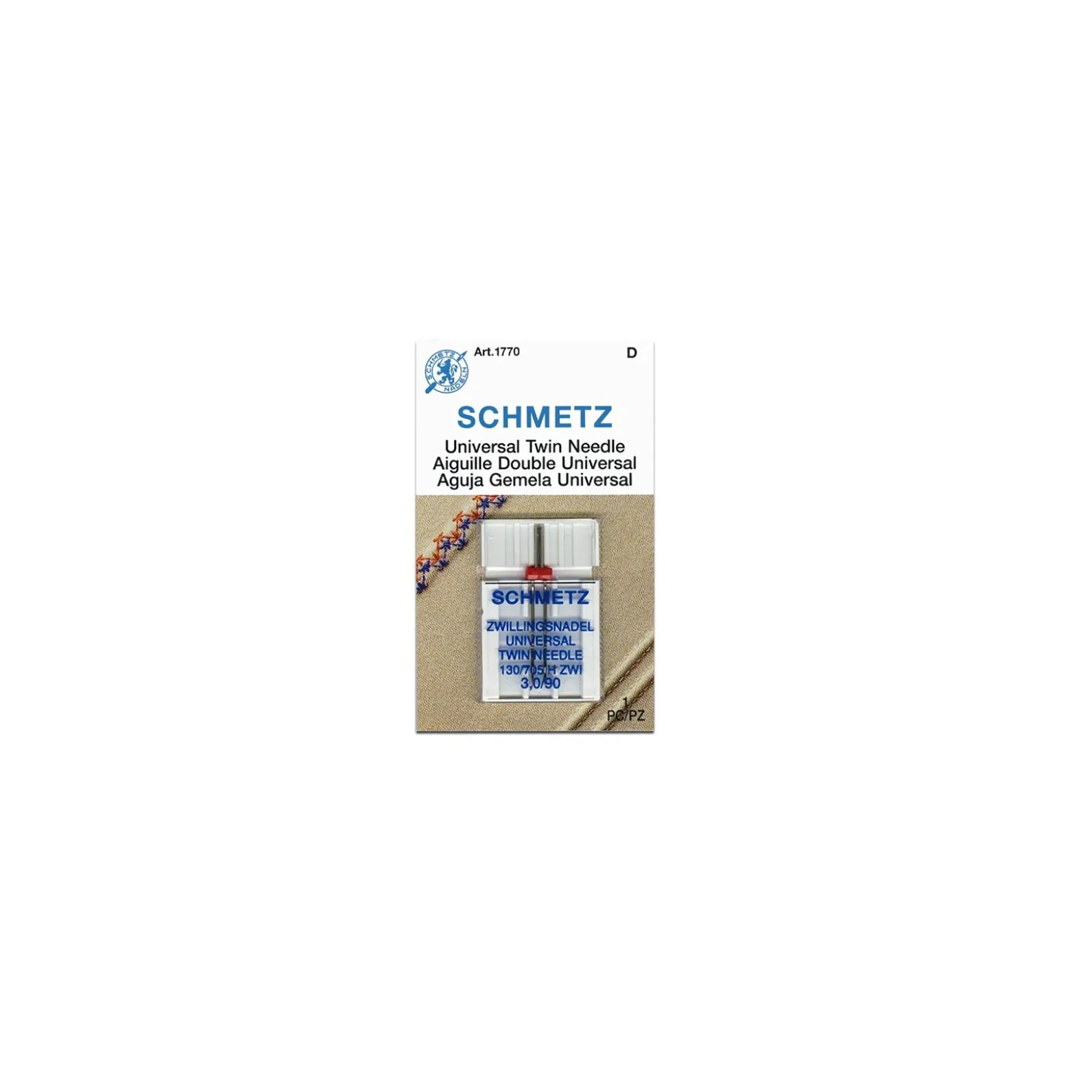Aiguille double universelle Schmetz - taille 90