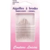 Aiguilles à broder assorties n° 3 à 9 X16 - Couture loisirs