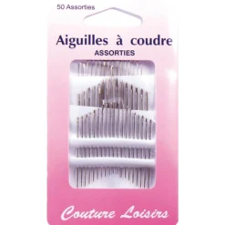 Aiguilles à coudre ménageassortis X50 - Couture loisirs