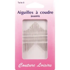 Aiguilles à coudre n°8 X20 - Couture loisirs