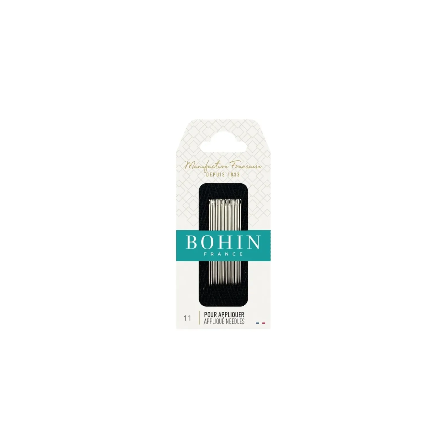 Aiguilles à coudre pour appliquer Bohin - n°11