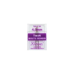 Aiguilles machine double bouts ronds 80 - 4mm - Couture loisirs