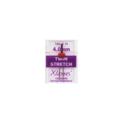 Aiguilles machine double stretch 75 - 4mm - Couture loisirs