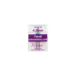 Aiguilles machine double universelle 4mm - Couture loisirs