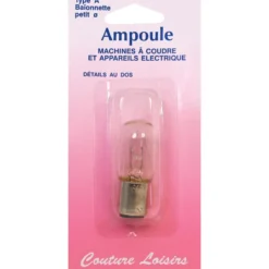 Ampoule 15w / 240 v baïonnette petit culot - Couture loisirs