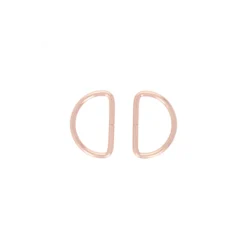 Anneau en D non soudé 32 mm Anillo - rose gold (lot de 2)