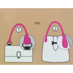 Anses simili cuir Pretty blanc