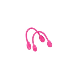 Anses simili cuir Pretty rose fluo