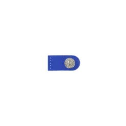 ♥ Attache cuir Sunshine bleu roy avec pression ♥