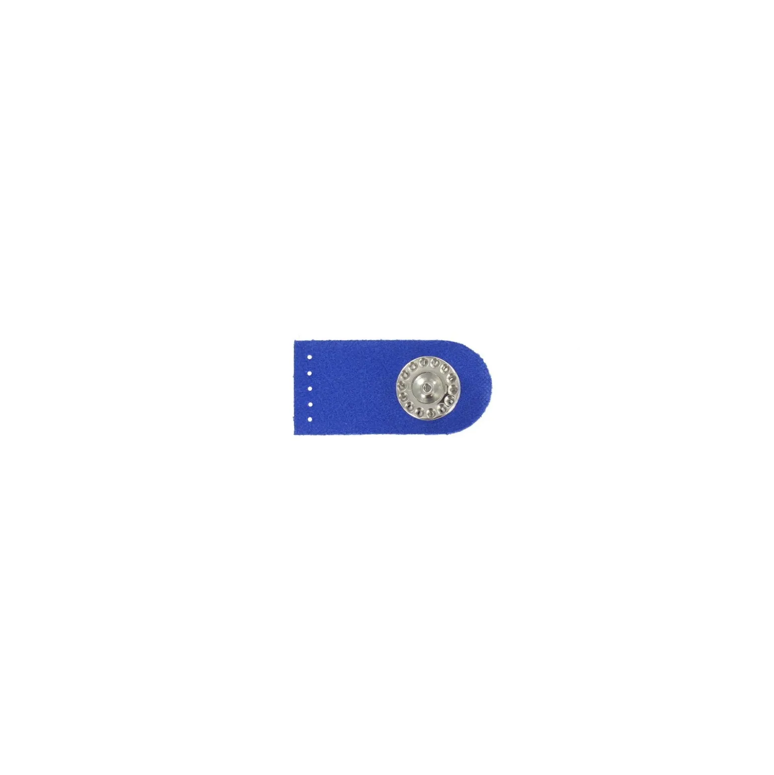 ♥ Attache cuir Sunshine bleu roy avec pression ♥
