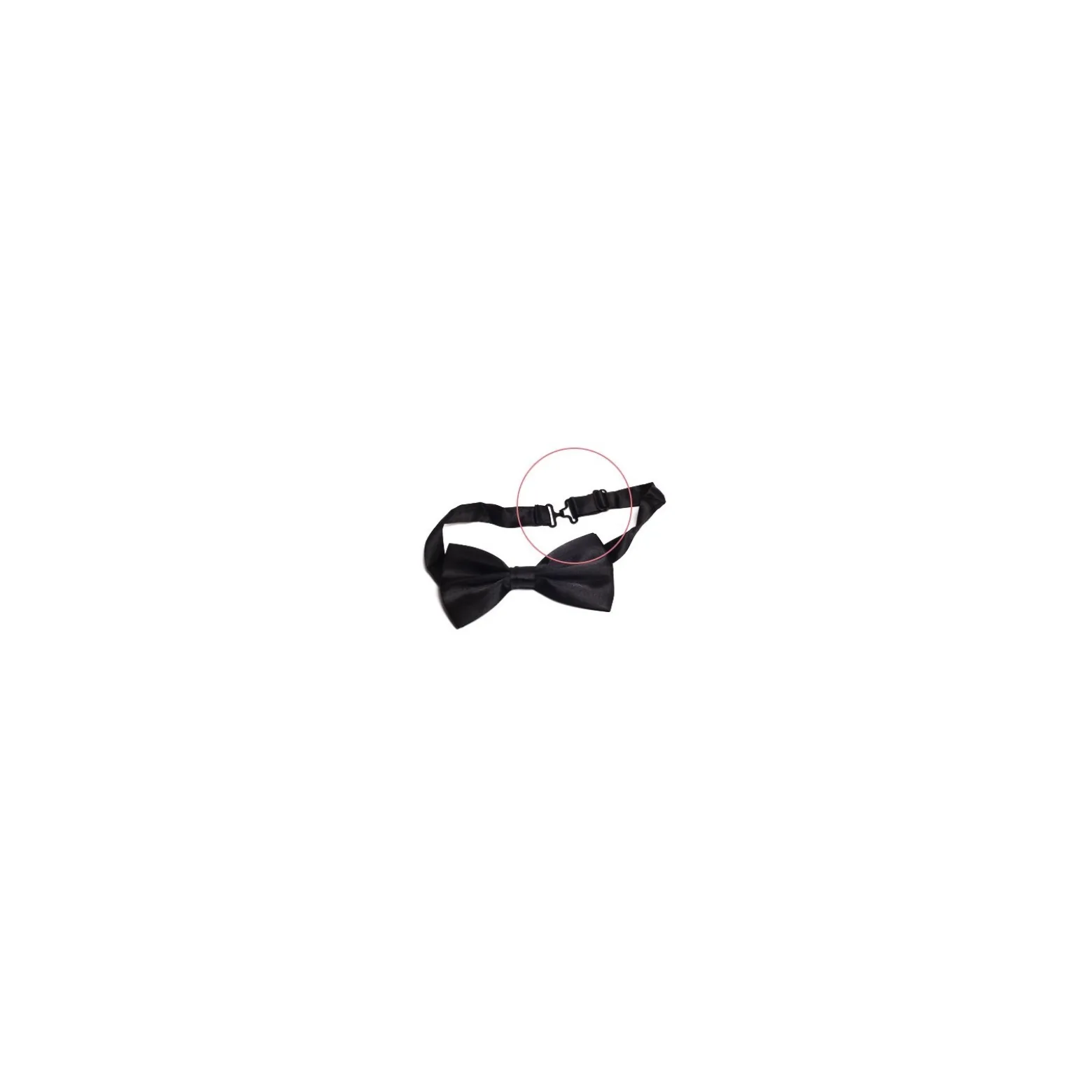 Attache noeud papillon noir
