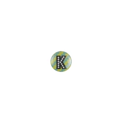 Badge alphabet fantaisie K