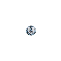 Badge alphabet fantaisie U