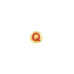 Badge alphabet Q