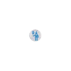 Badge rond motif fête masculin