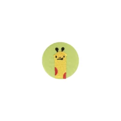 Badge tissu - Girafe brodé