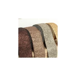Bande glitter largeur 10 cm - café au lait mat x 50cm