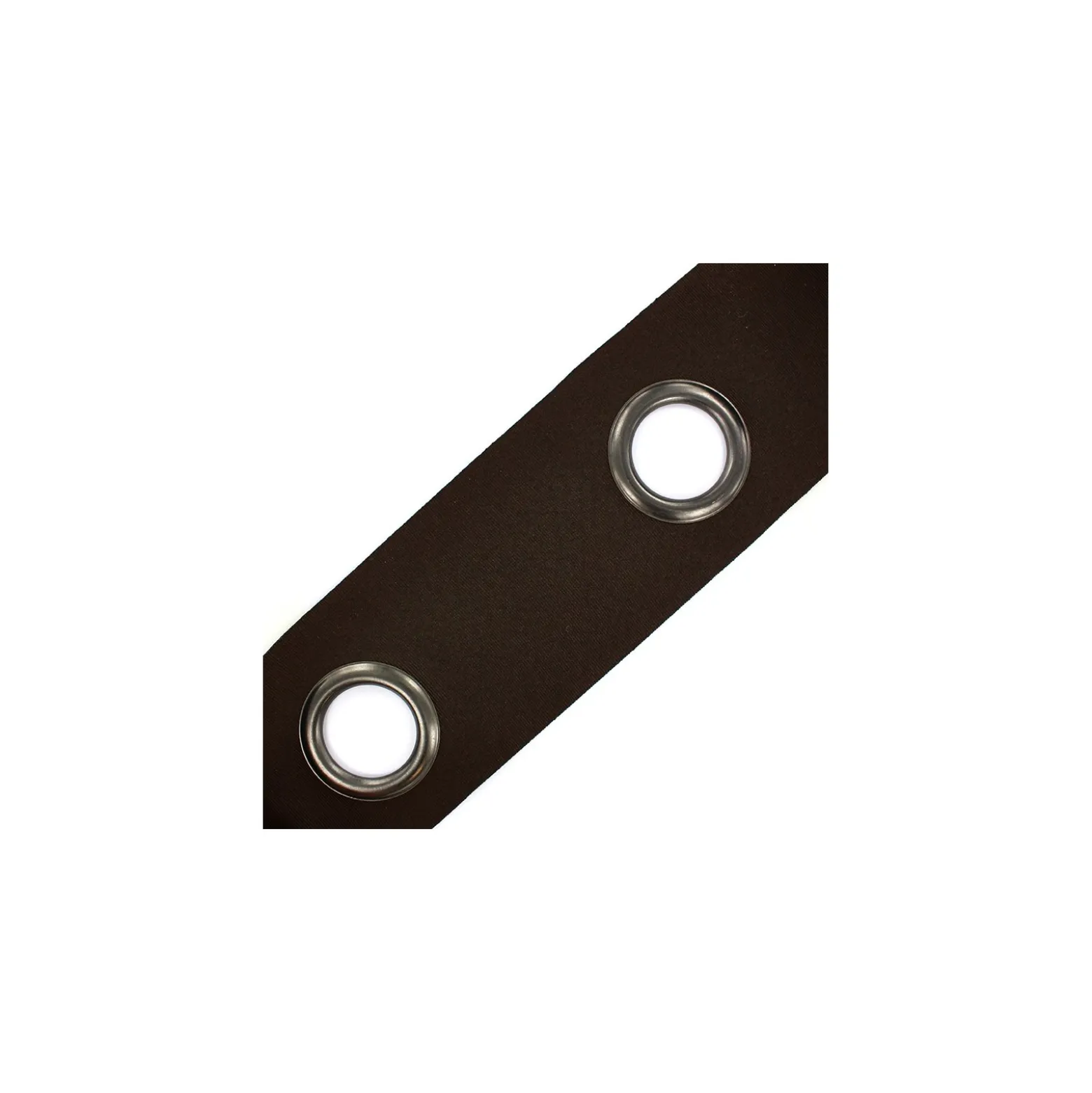 Bande à oeillets auto-agrippante Rivetstrip® - marron x 18cm