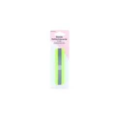 Bande réfléchissante 25 mm - jaune fluo - Couture loisirs