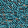 Biais coton Aworo - bleu