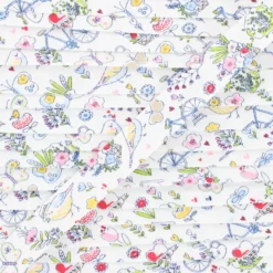 Biais coton Summer balade 18 mm - blanc
