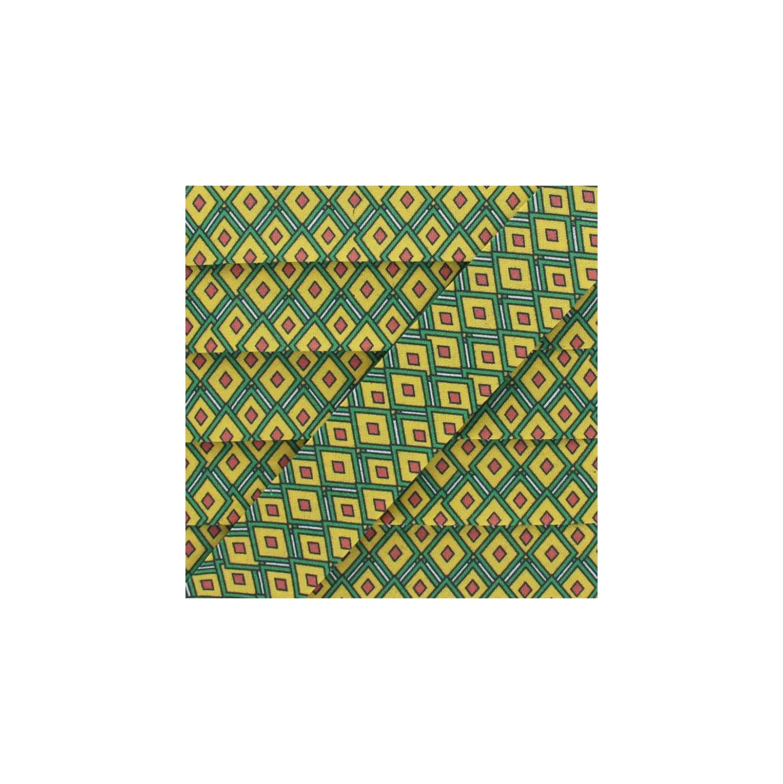 Biais Coton Vitraux 25 mm - Jaune