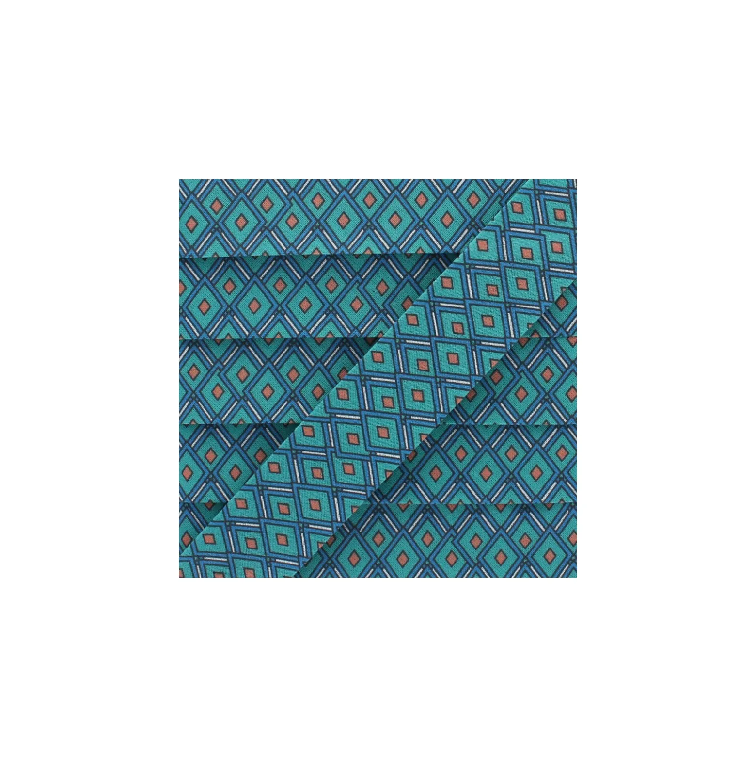Biais Coton Vitraux 25 mm - Turquoise