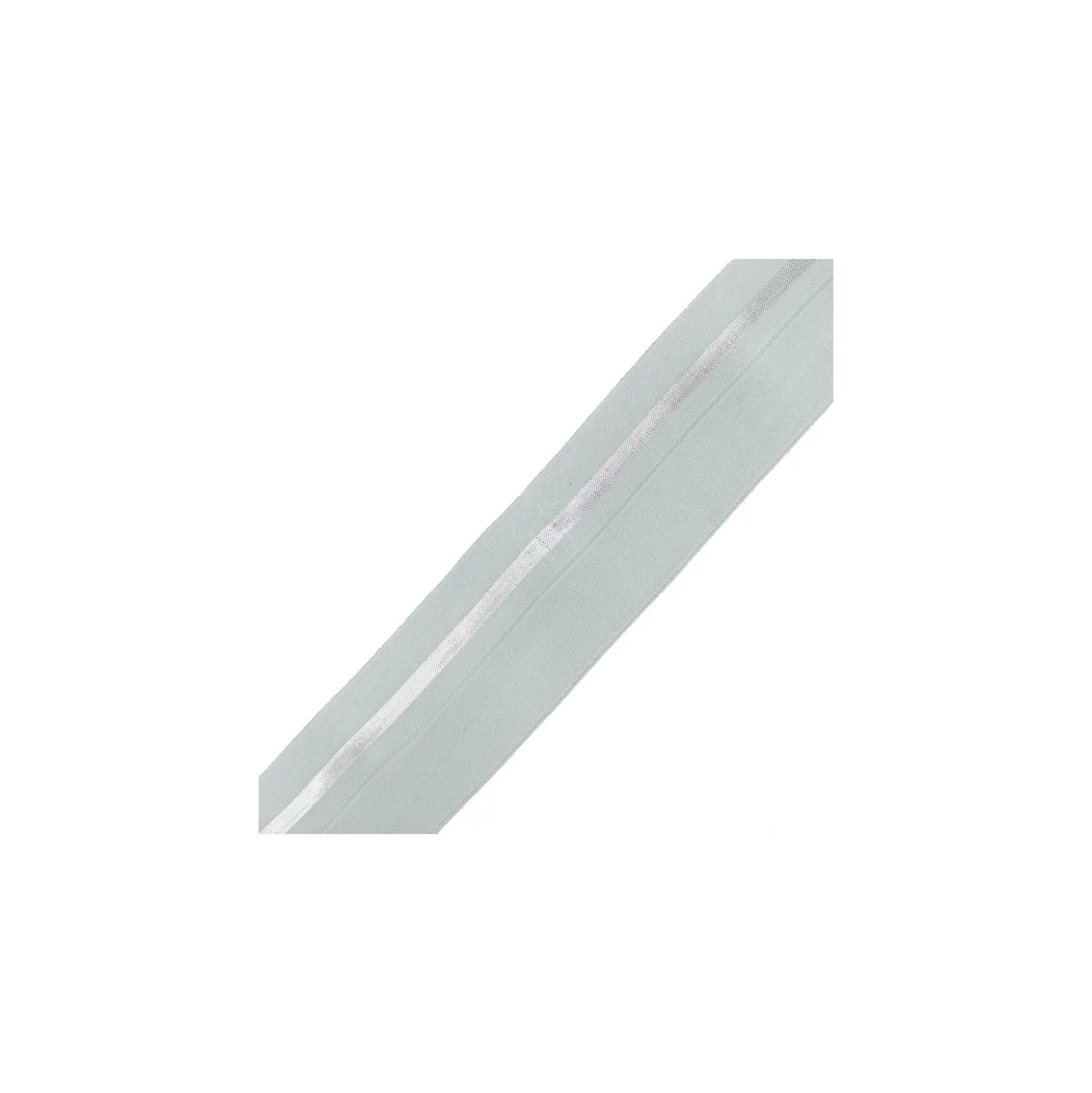 Biais Élastique Zeda 20mm - Gris/Argent x 50cm
