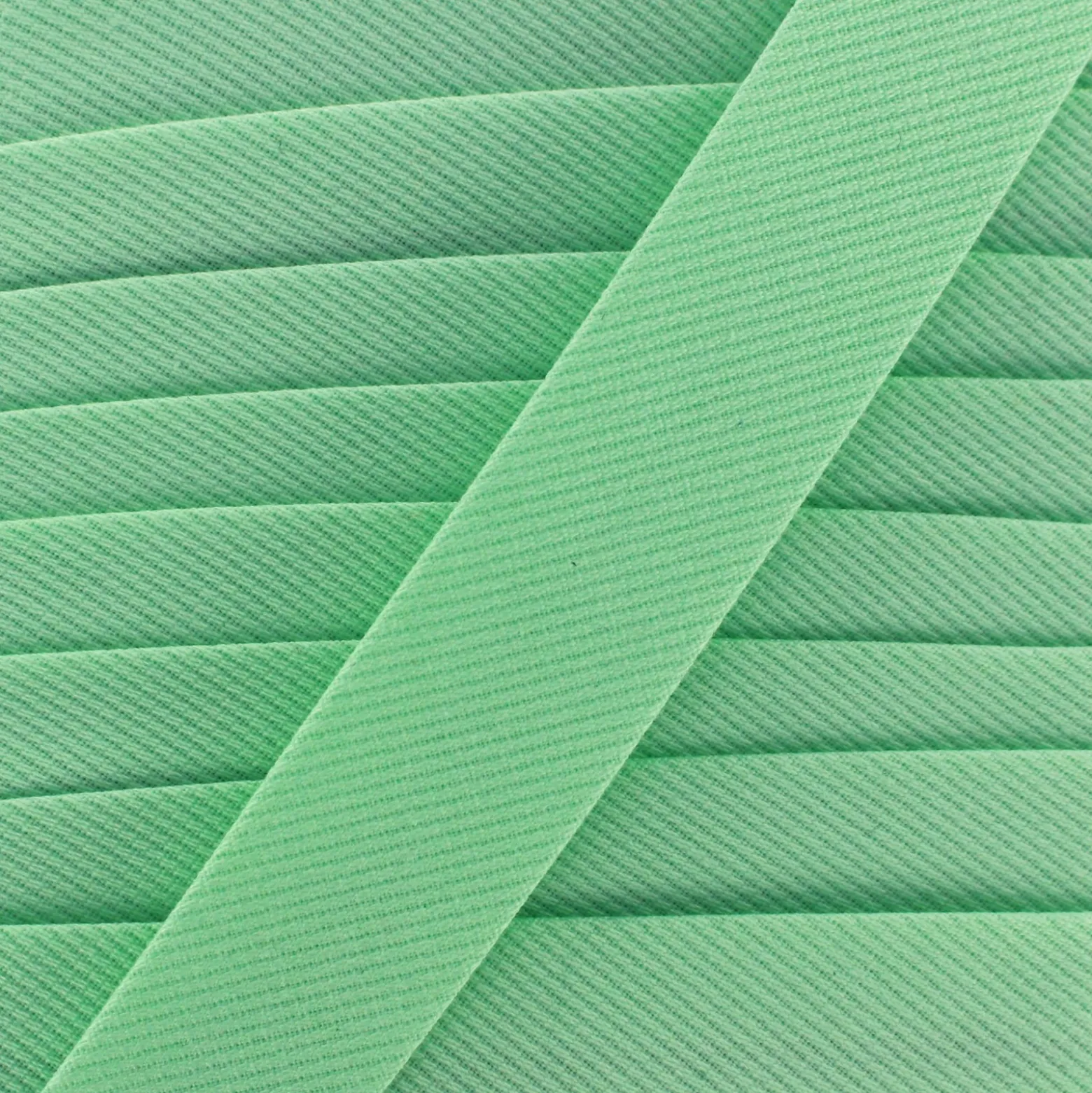 Biais Piqué uni - vert clair