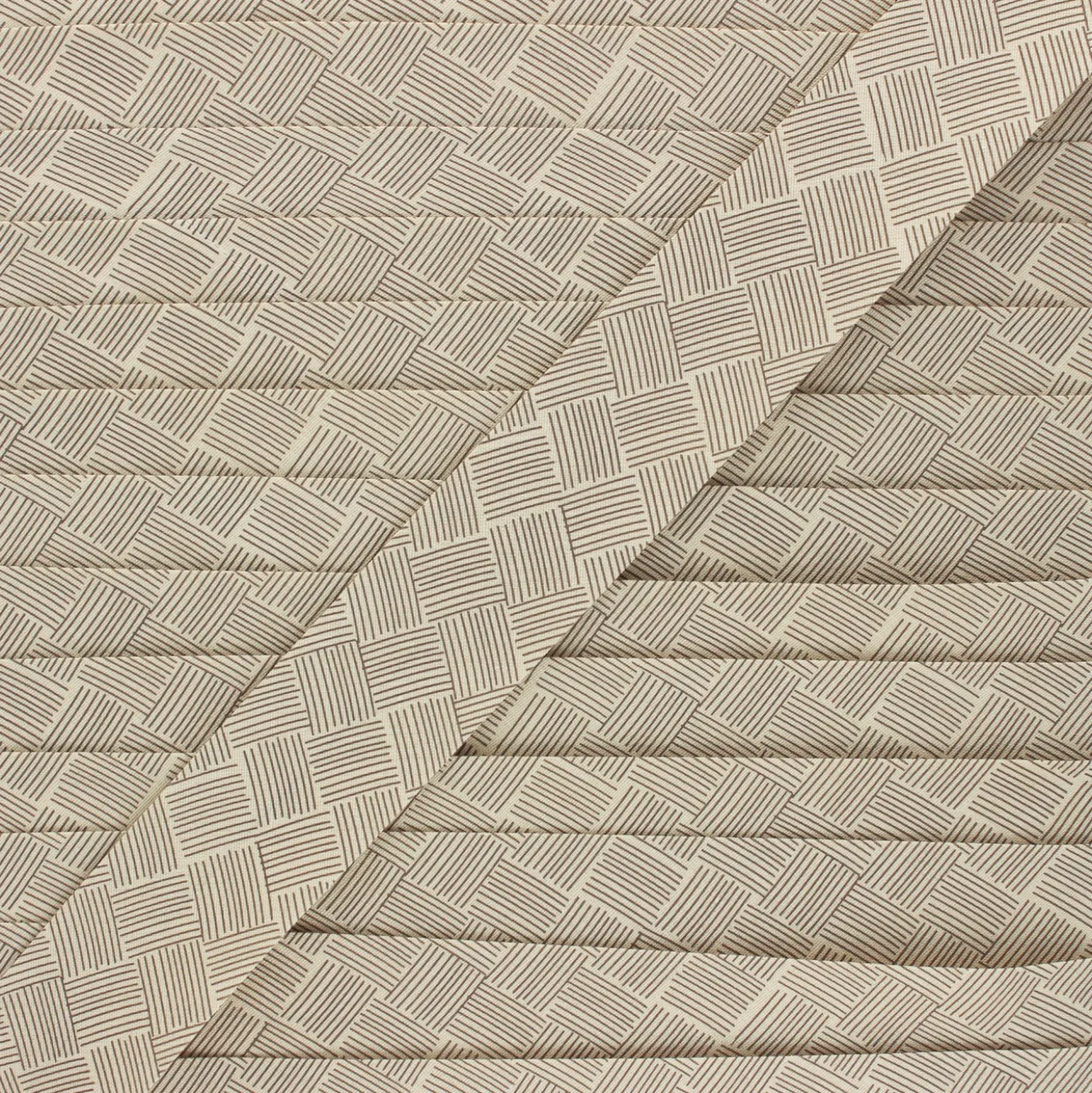Biais polycoton Célia - taupe