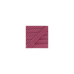 Biais tout textile à pois 18mm