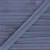 Biais velours 20 mm - gris