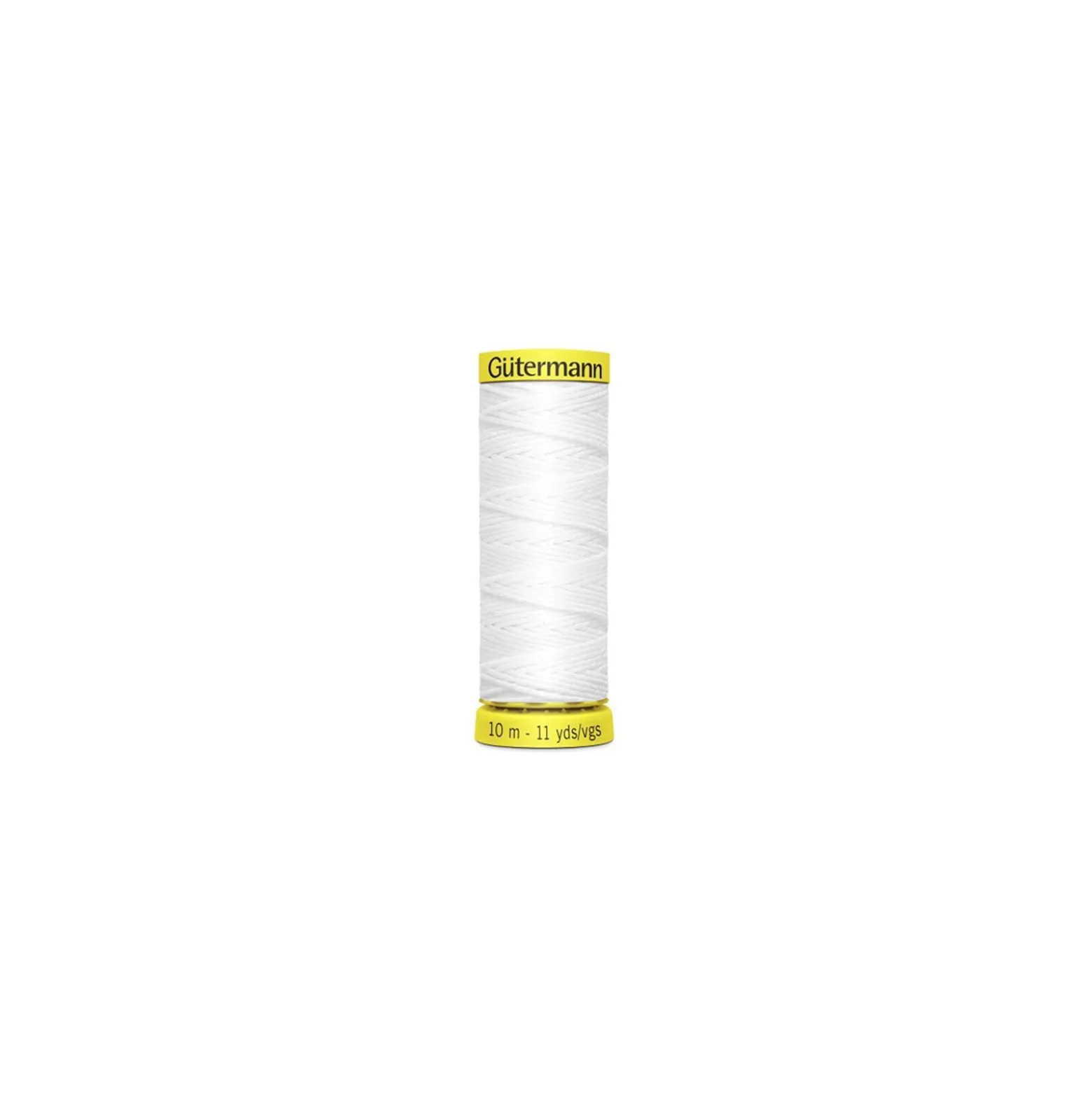Bobine de fil de fronces Gutermann 10 m - N°5019 - blanc
