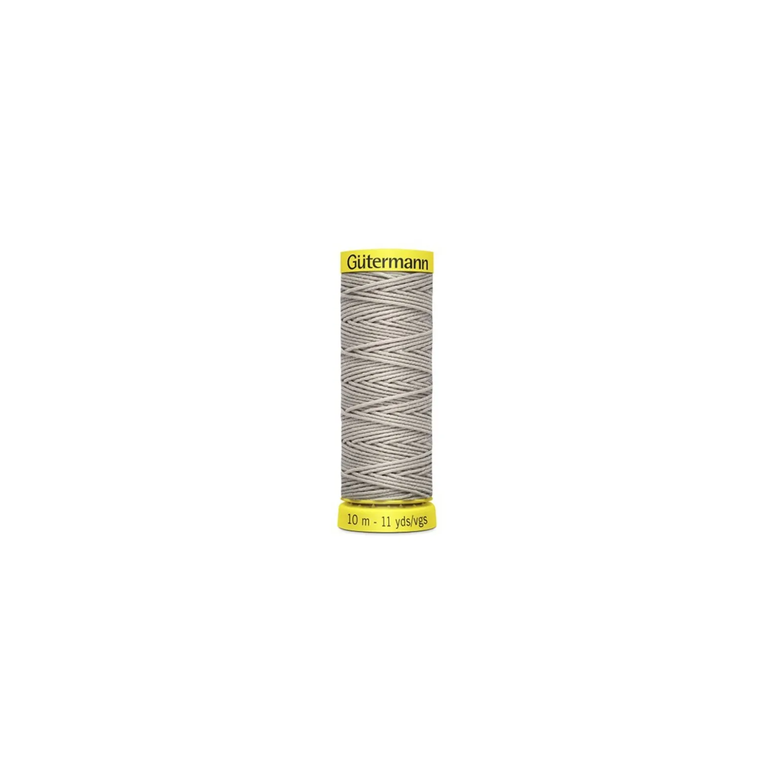 Bobine de fil de fronces Gutermann 10 m - N°8387 - gris clair