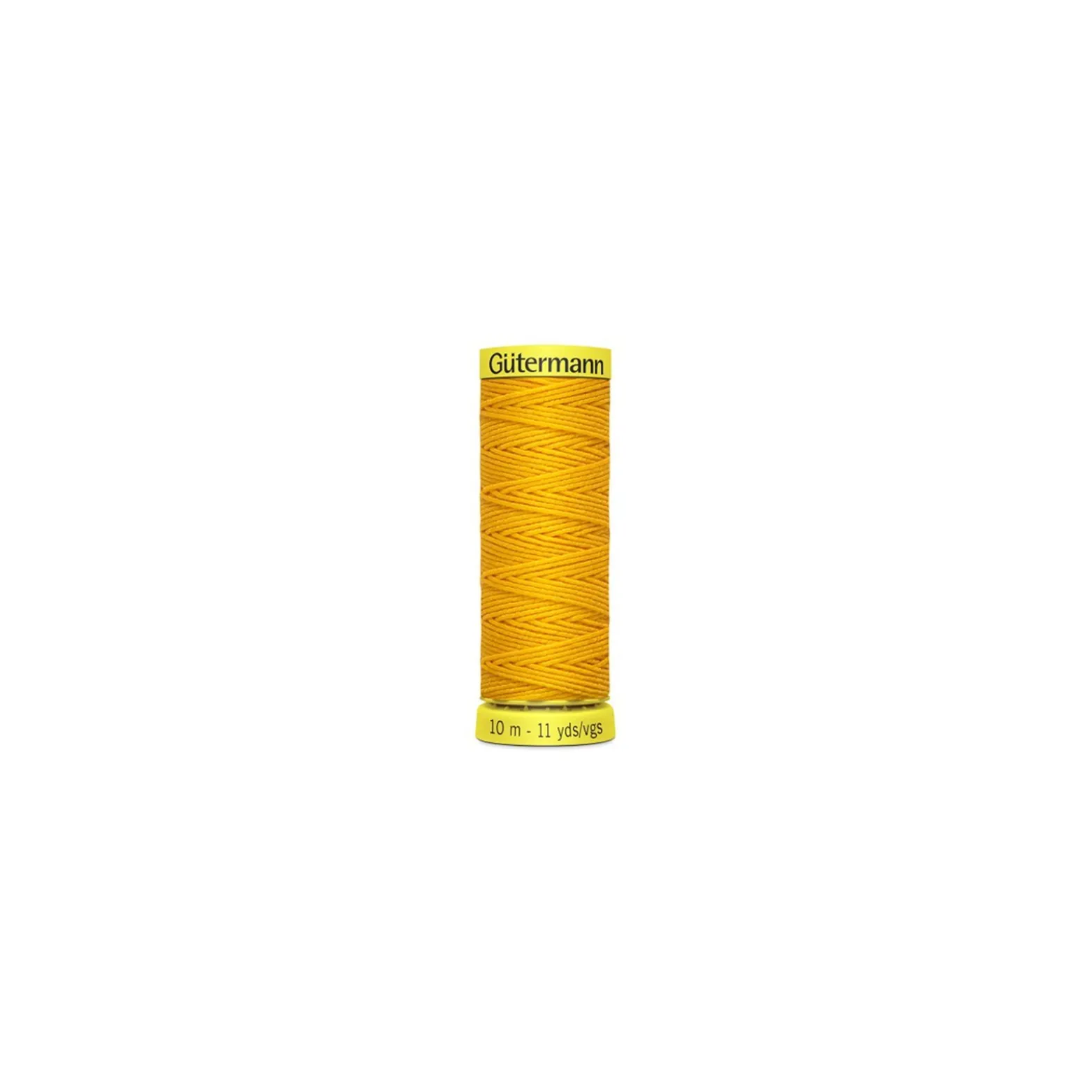 Bobine de fil de fronces Gutermann 10 m - N°4009 - jaune