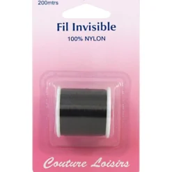 Bobine de fil invisible fumé 200m - Couture loisirs