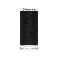 Bobine de Fil Jeans Gutermann 100 m - N°1000