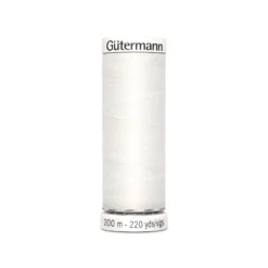 Bobine de Fil pour tout coudre Gutermann 200 m - N°800 blanc