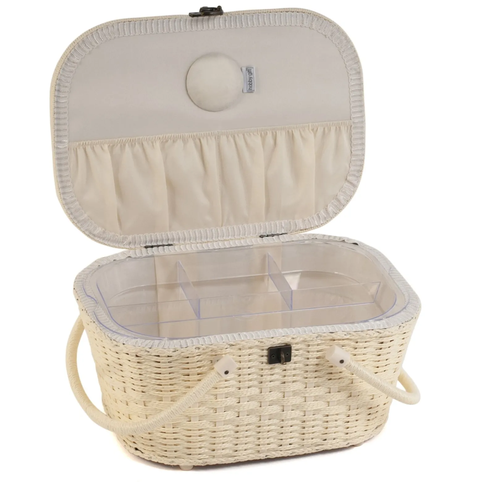 Boite à Couture Panier en osier - Citrons