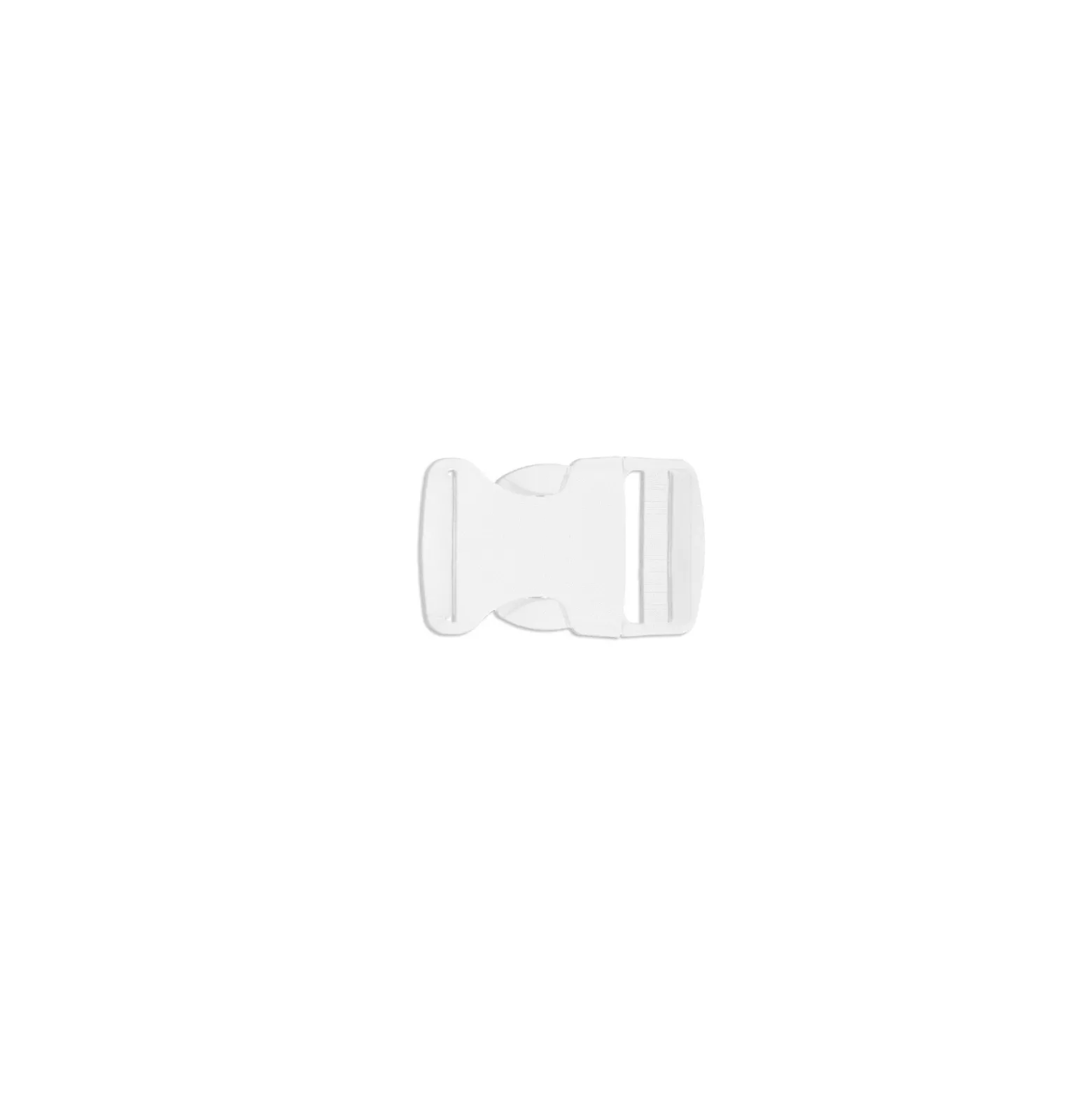 Boucle banane plastique - blanc