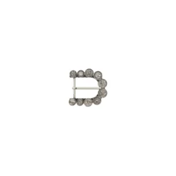 Boucle ceinture métal Pièces 40 mm - argent