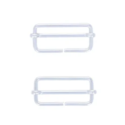 Boucle coulisse Lopa - argent (lot de 2)