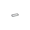 Boucle rectangle acier noir