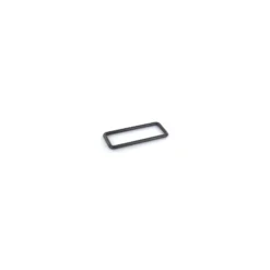 Boucle rectangle acier noir
