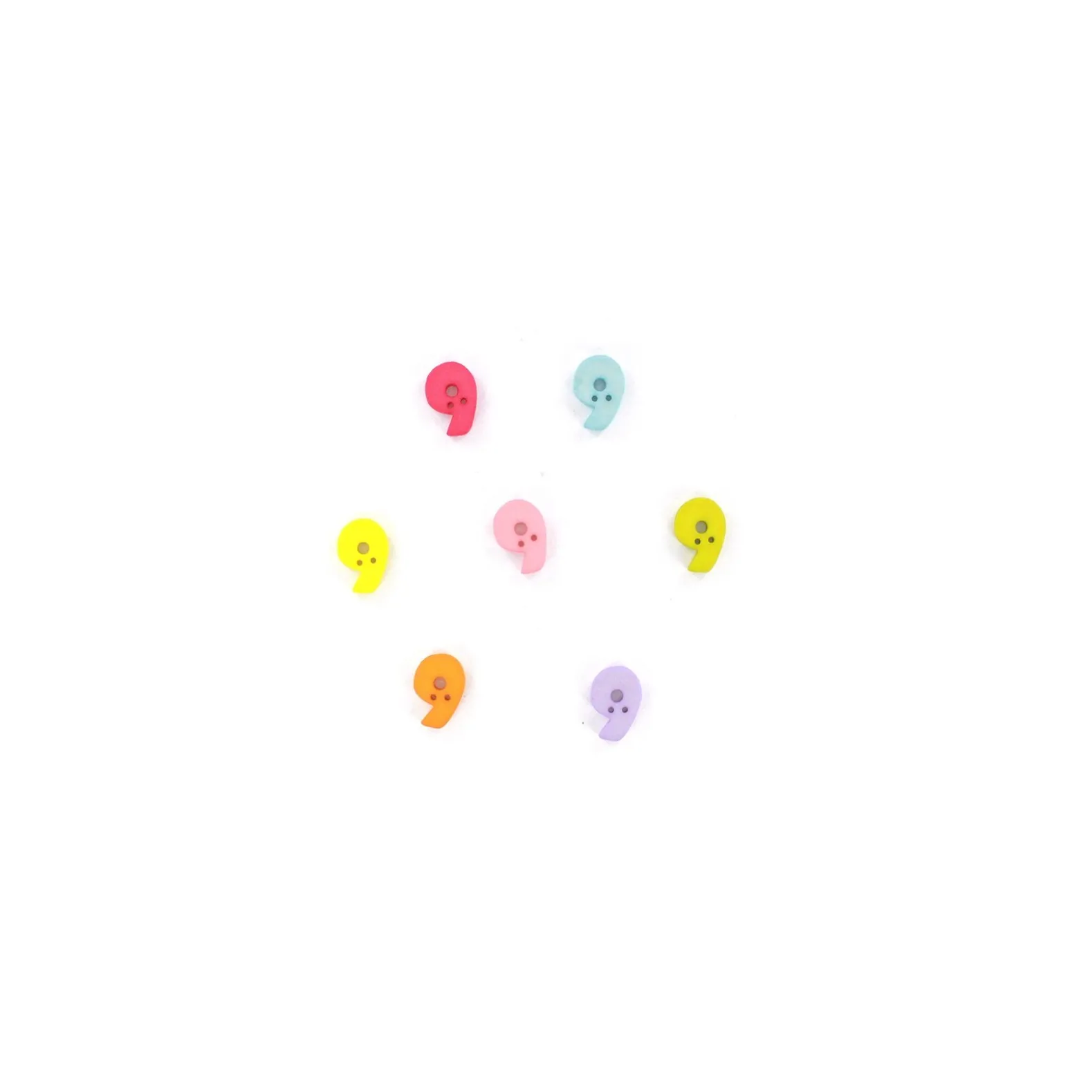Bouton chiffre 9 Color
