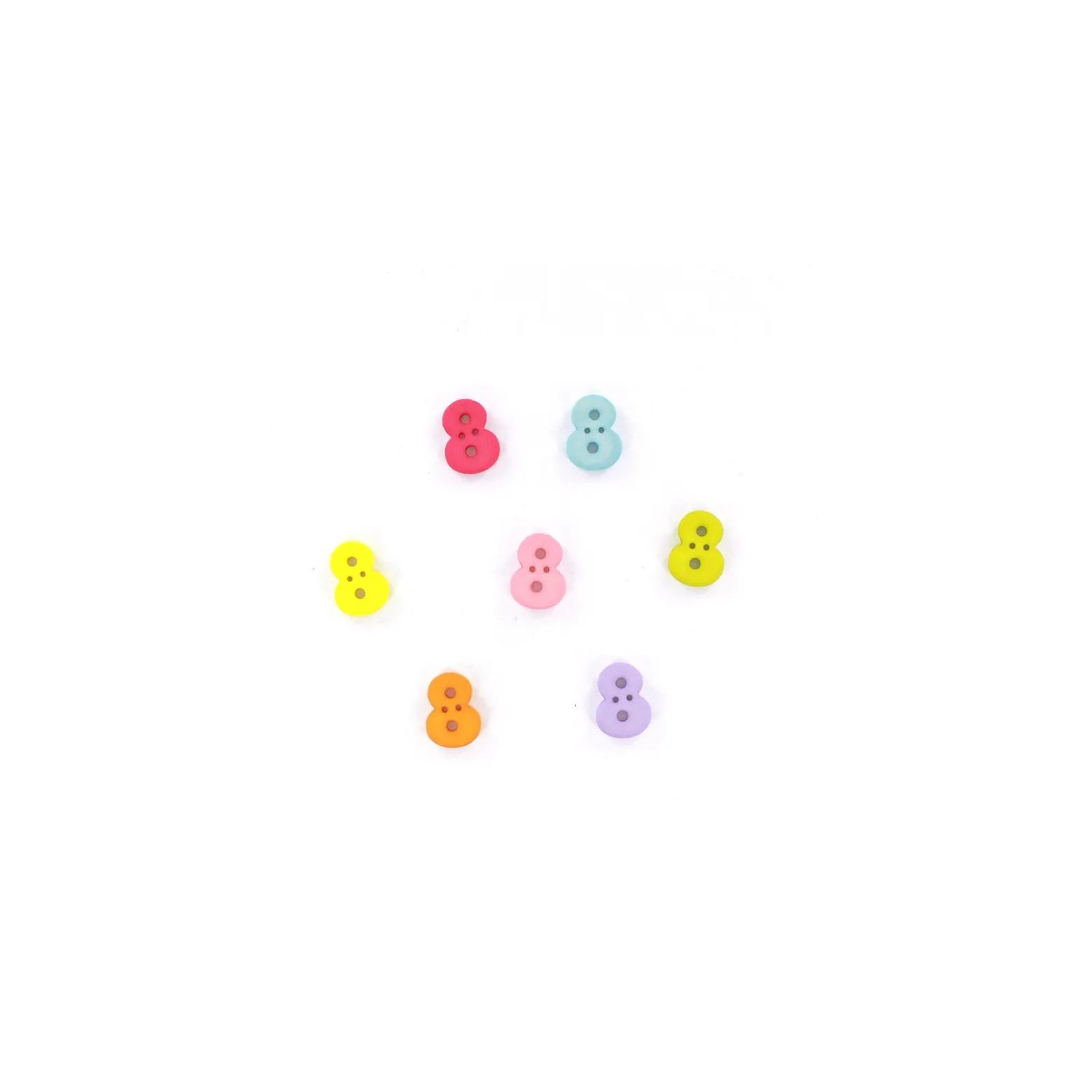 Bouton chiffre 8 Color