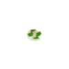 Bouton Damier Corne vert