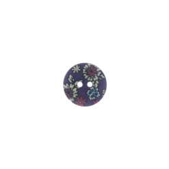 Bouton fleuri violet foncé
